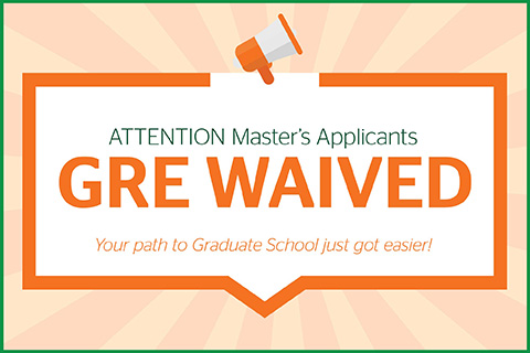 This is a graphic design. The Master of Arts in Liberal Studies program does not require its applicants to submit GRE scores.
