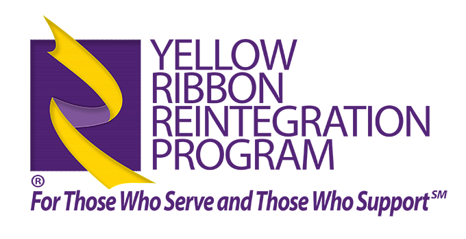 Official Logo for the Yellow Ribbon Reintegration Program for Veterans.